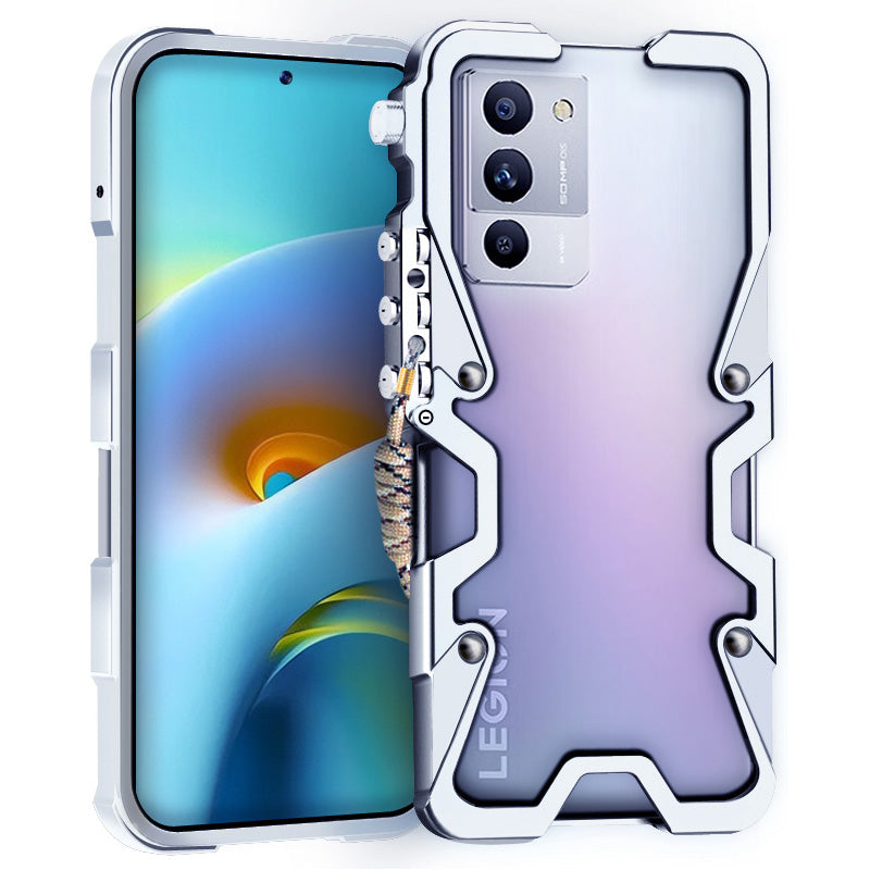 For Lenovo Legion Y70 5G Aluminium Alloy Case Mechanical Arm Anti-drop Phone Cover For Lenovo Legion Y70 5G Aluminium Alloy Case Mechanical Arm Anti-drop Phone Cover